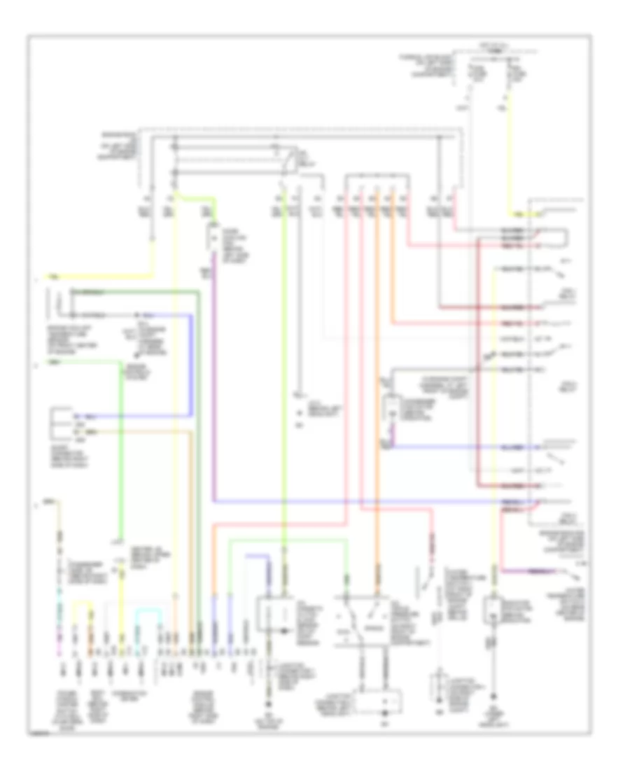 3 3L Manual A C Wiring Diagram Except Hybrid 2 of 2 for Toyota Highlander 2006
