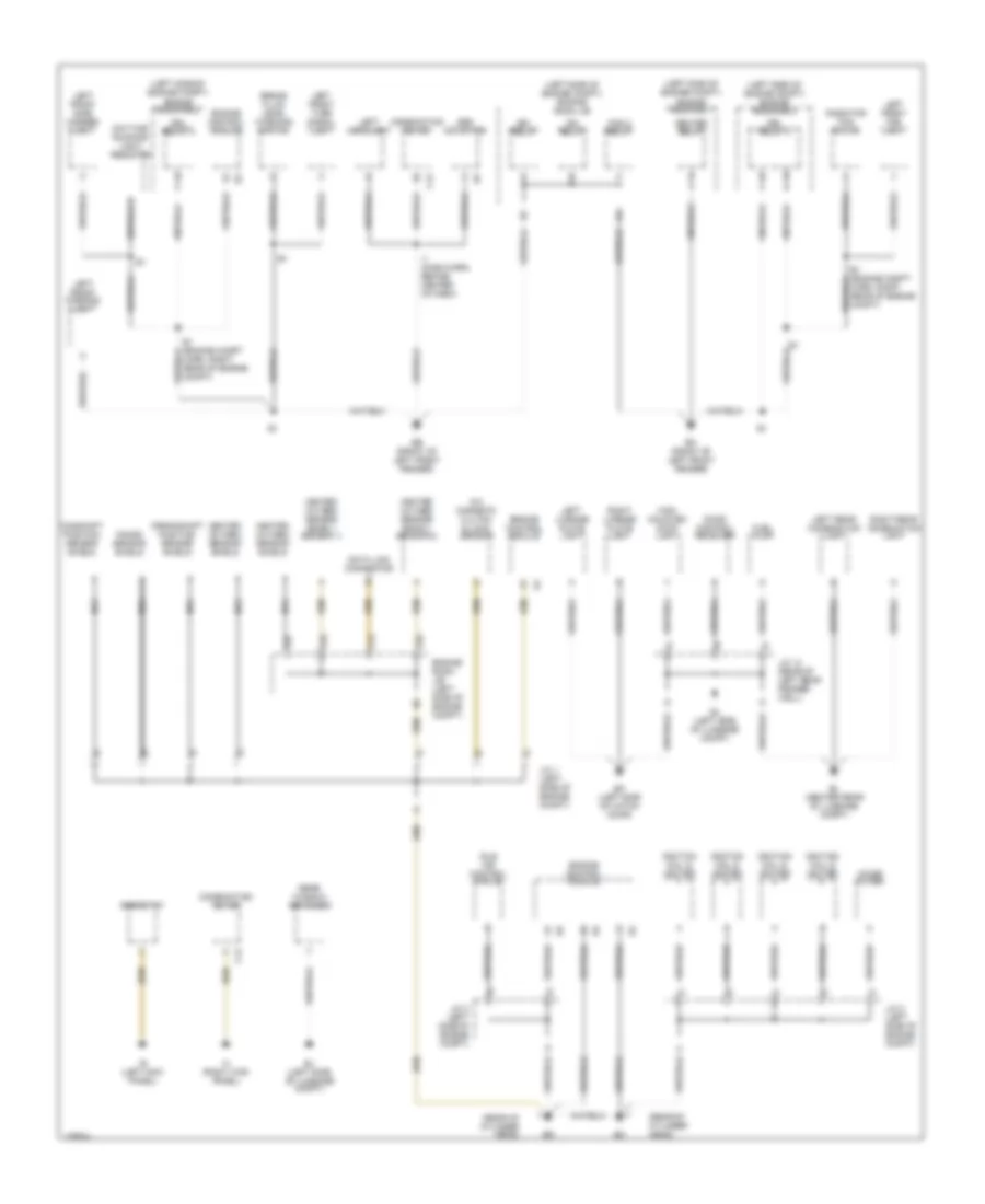 Ground Distribution Wiring Diagram 1 of 2 for Toyota Celica GT 2002