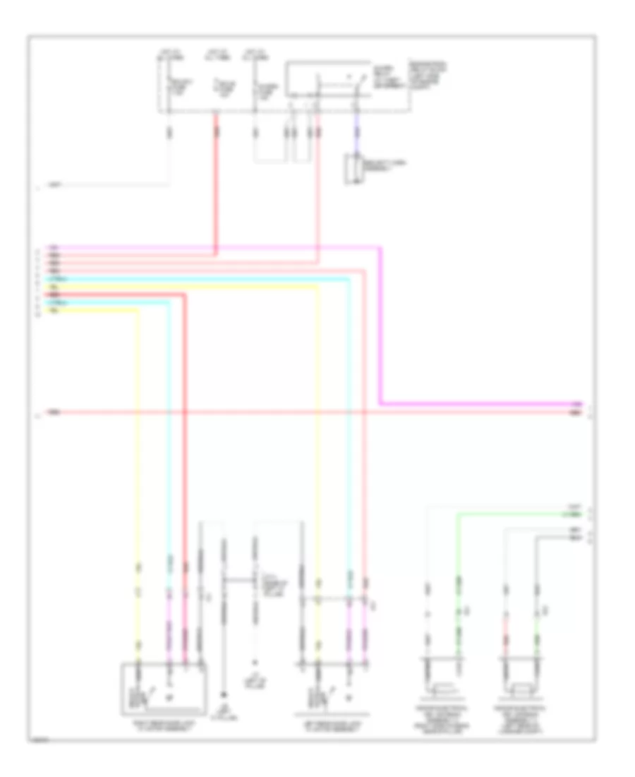 Forced Entry Wiring Diagram, with Smart Key System (3 of 5) for Toyota Corolla LE 2014