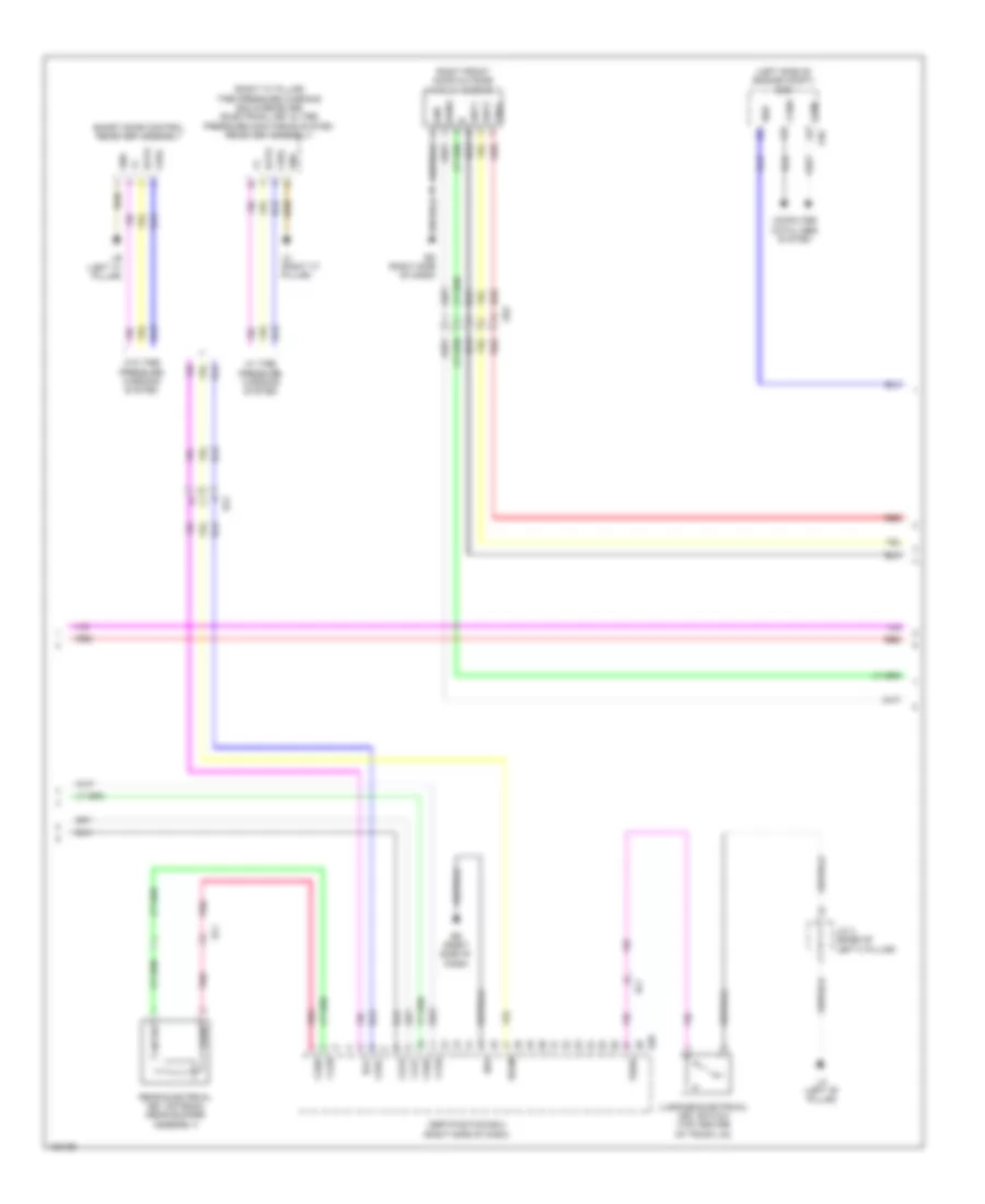 Forced Entry Wiring Diagram, with Smart Key System (4 of 5) for Toyota Corolla LE 2014