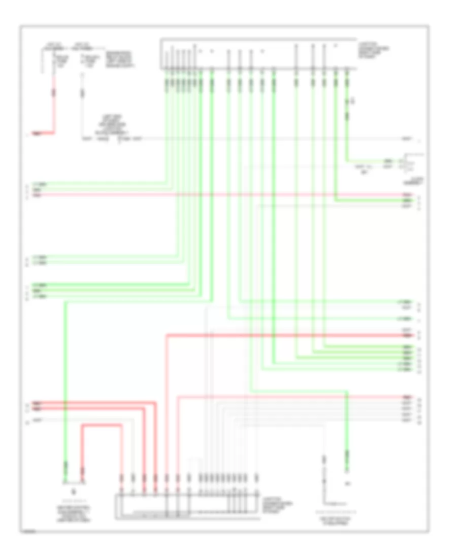 Instrument Illumination Wiring Diagram (2 of 3) for Toyota Corolla LE 2014