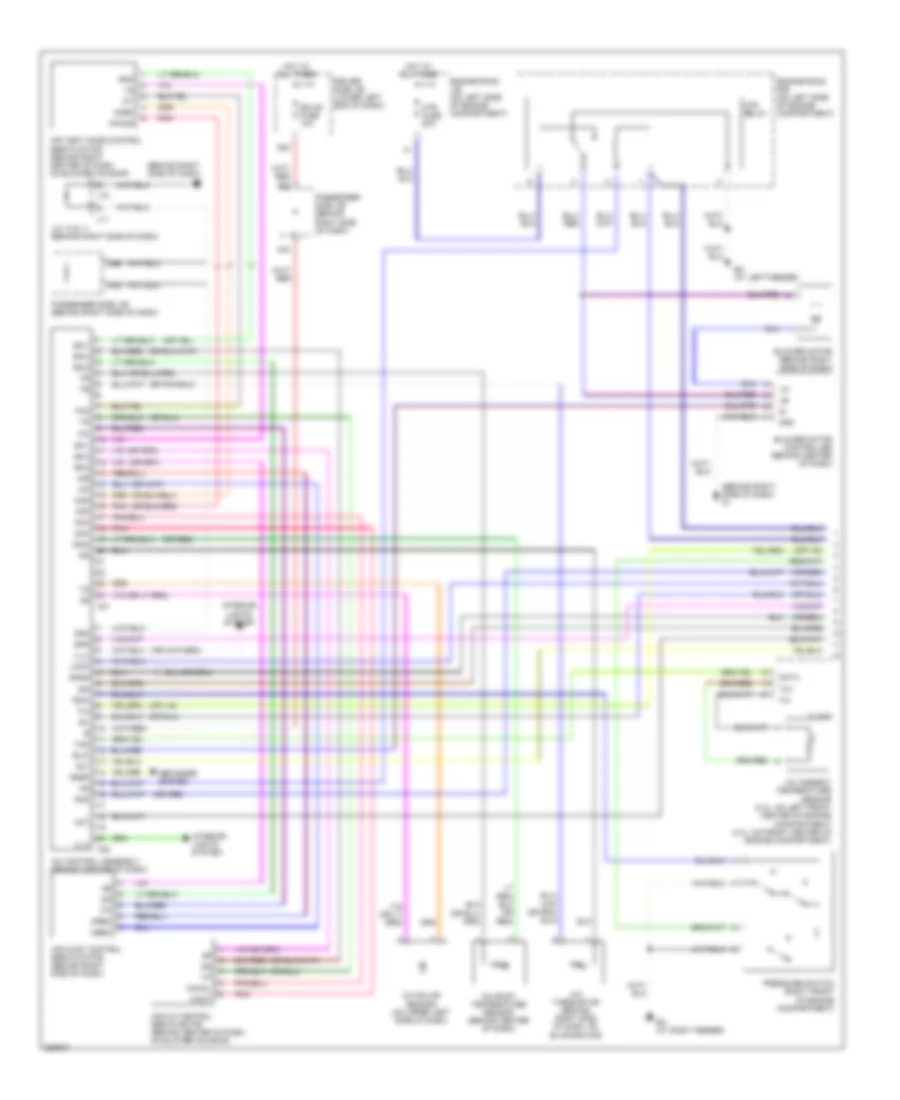 Automatic AC Wiring Diagram (1 of 2) for Toyota Camry Solara SE 2007