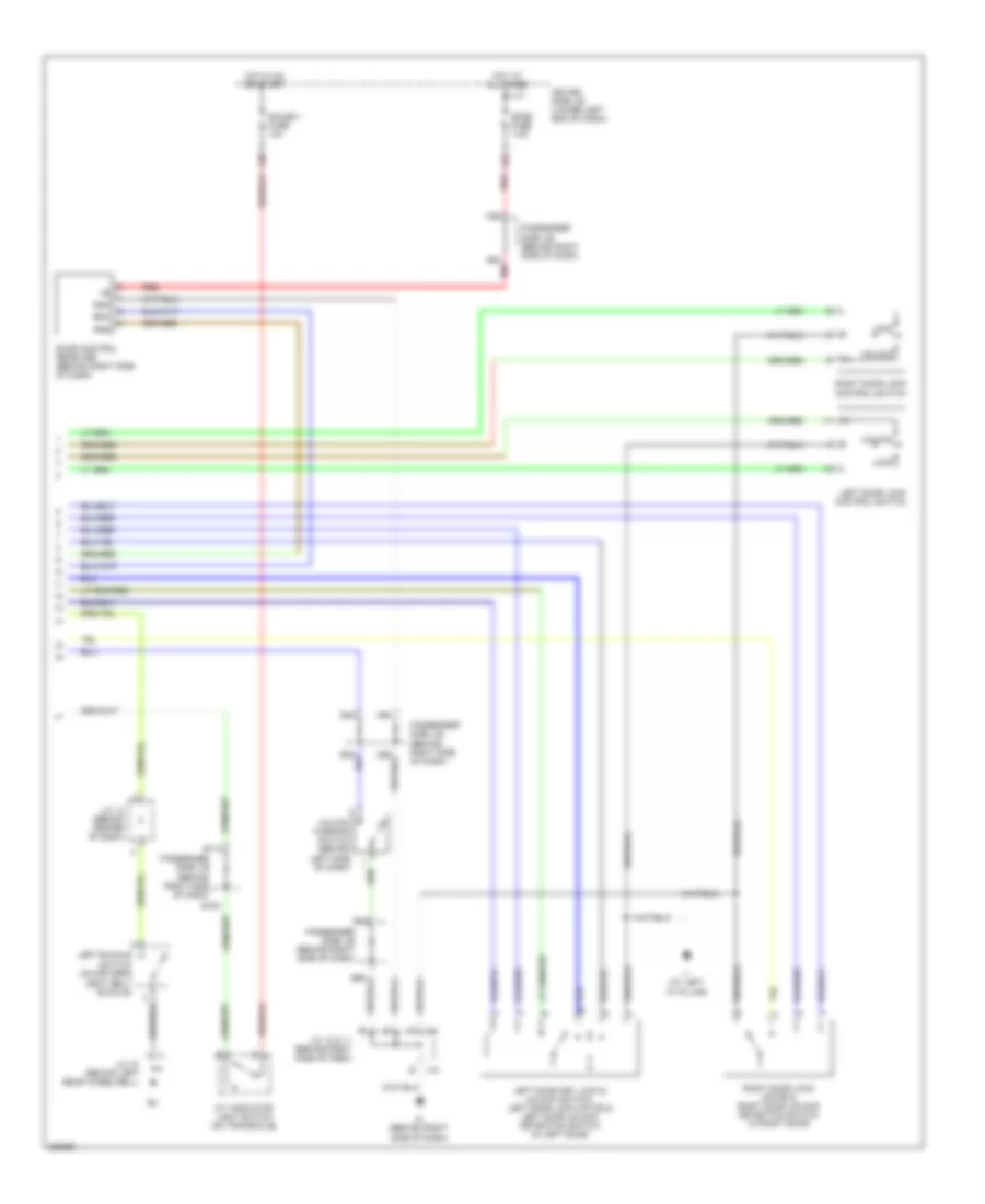 Forced Entry Wiring Diagram, Convertible (2 of 2) for Toyota Camry Solara SE 2007