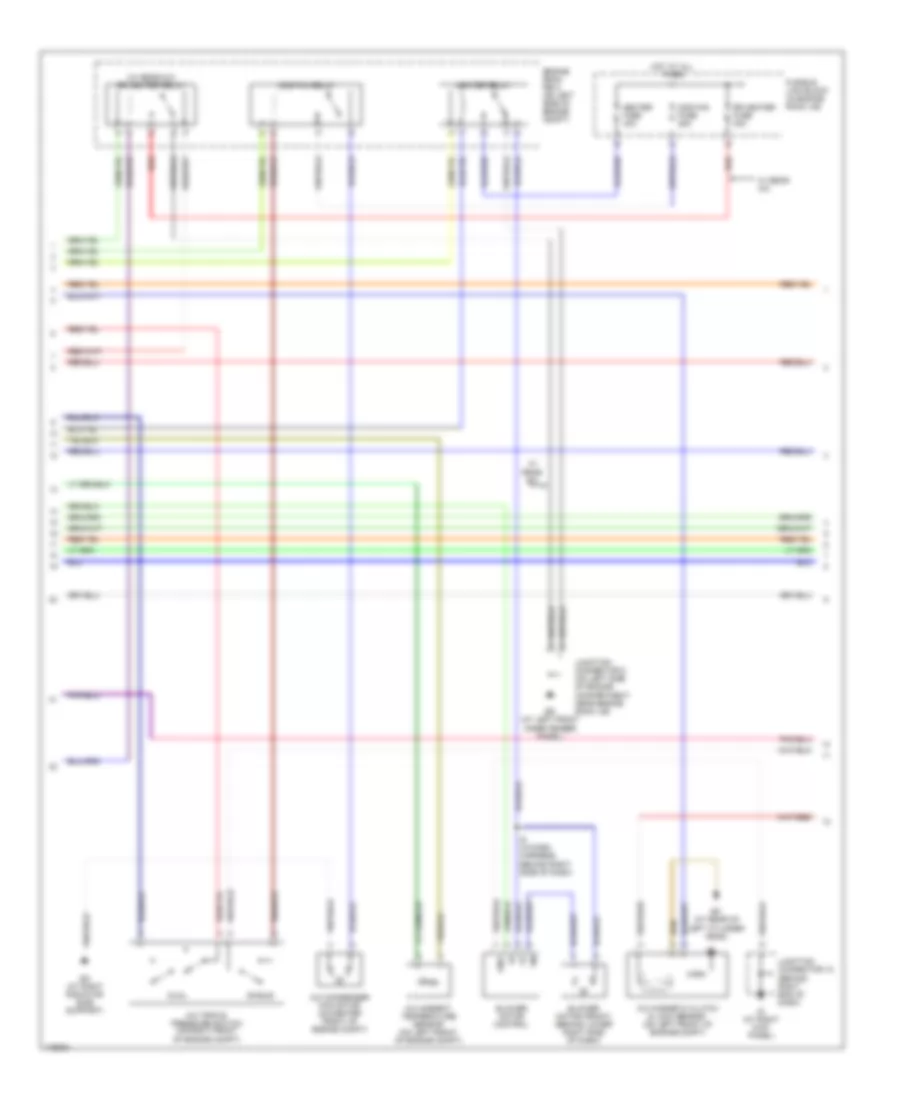 Automatic A C Wiring Diagram 2 of 3 for Toyota Sequoia Limited 2003
