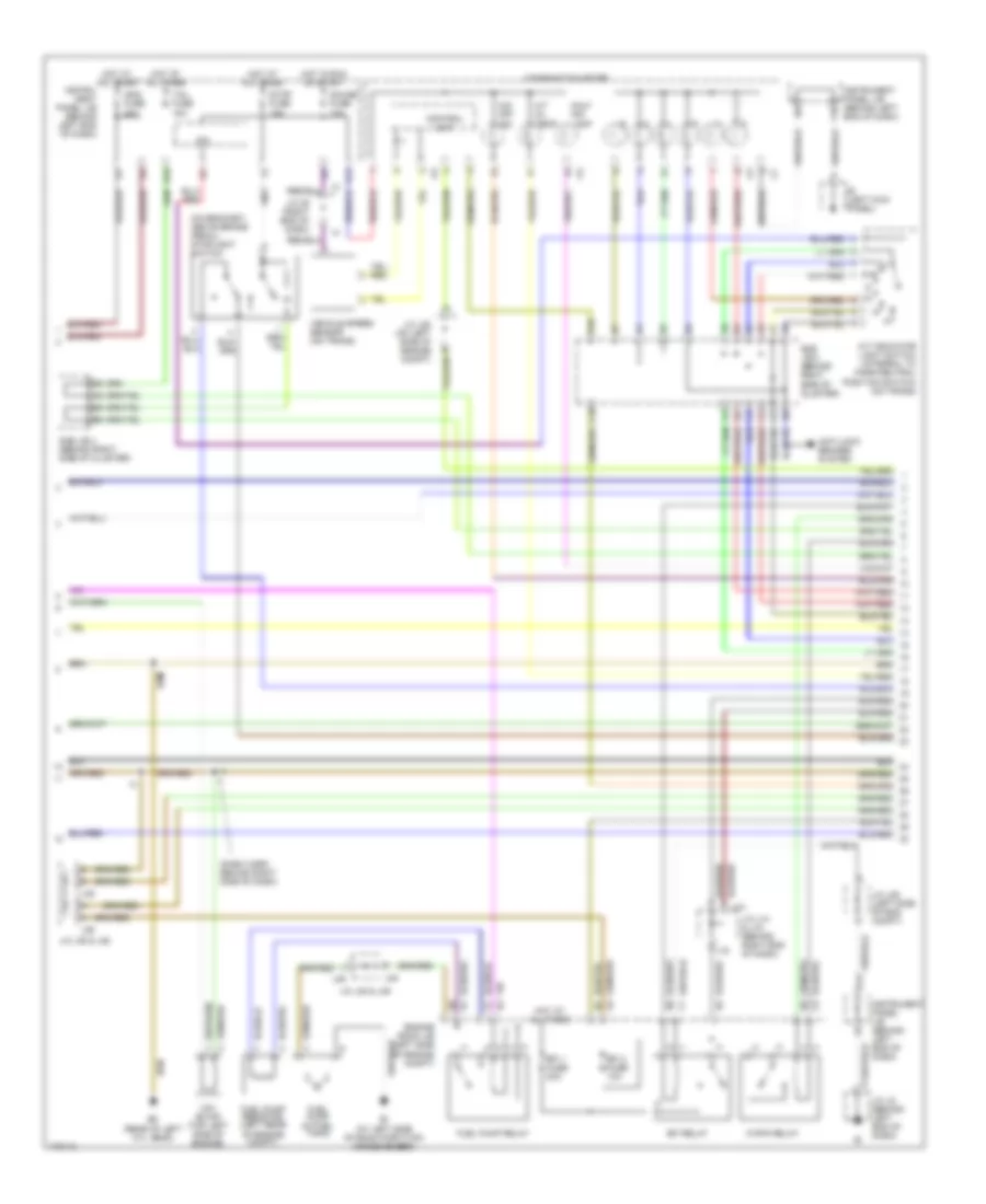 4.7L, Engine Performance Wiring Diagram (2 of 4) for Toyota Sequoia Limited 2003