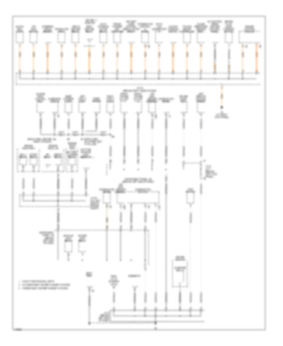 Ground Distribution Wiring Diagram 2 of 3 for Toyota Sequoia Limited 2003