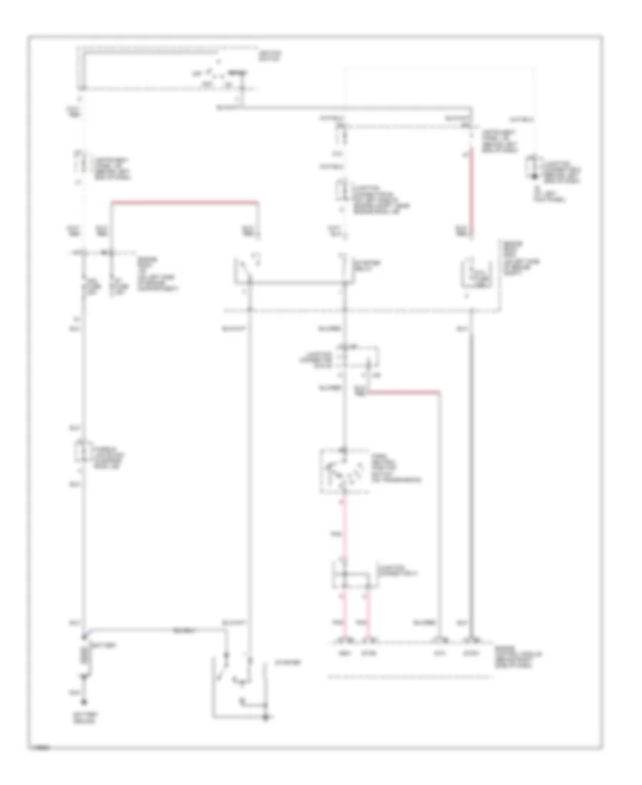 Starting Wiring Diagram for Toyota Sequoia Limited 2003