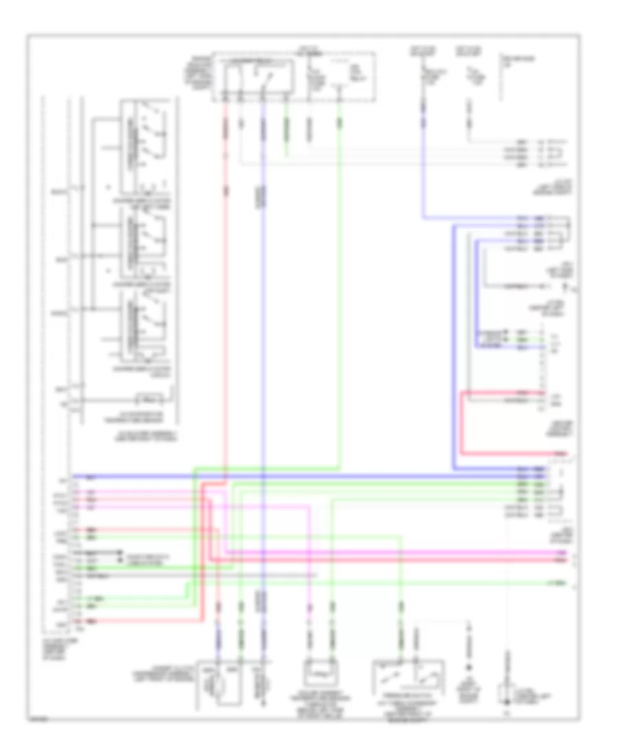 Manual AC Wiring Diagram (1 of 2) for Toyota 4Runner Limited 2010