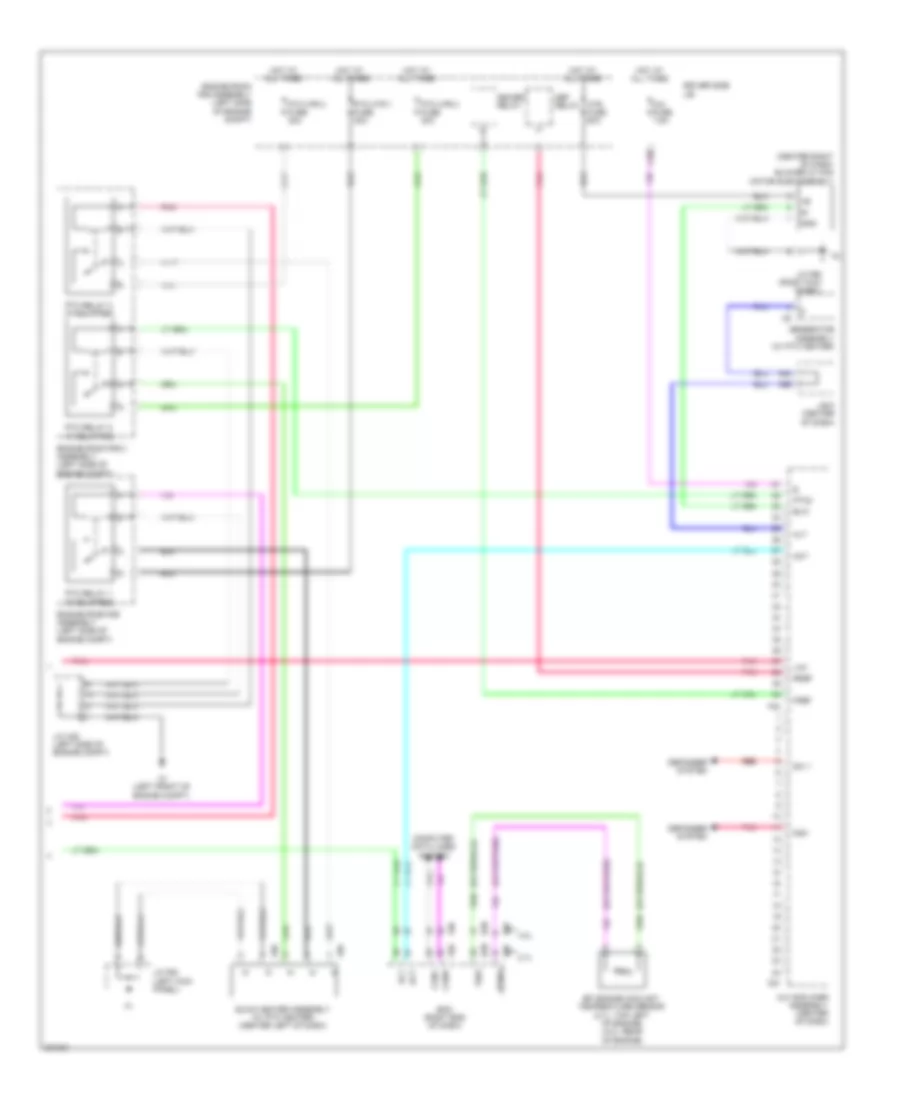 Manual A C Wiring Diagram 2 of 2 for Toyota 4Runner Limited 2010