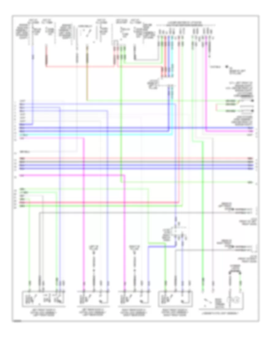 Forced Entry Wiring Diagram, with Smart Key System (2 of 5) for Toyota 4Runner Limited 2010