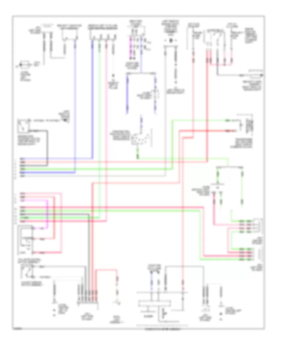 Forced Entry Wiring Diagram, without Smart Key System (3 of 3) for Toyota 4Runner Limited 2010