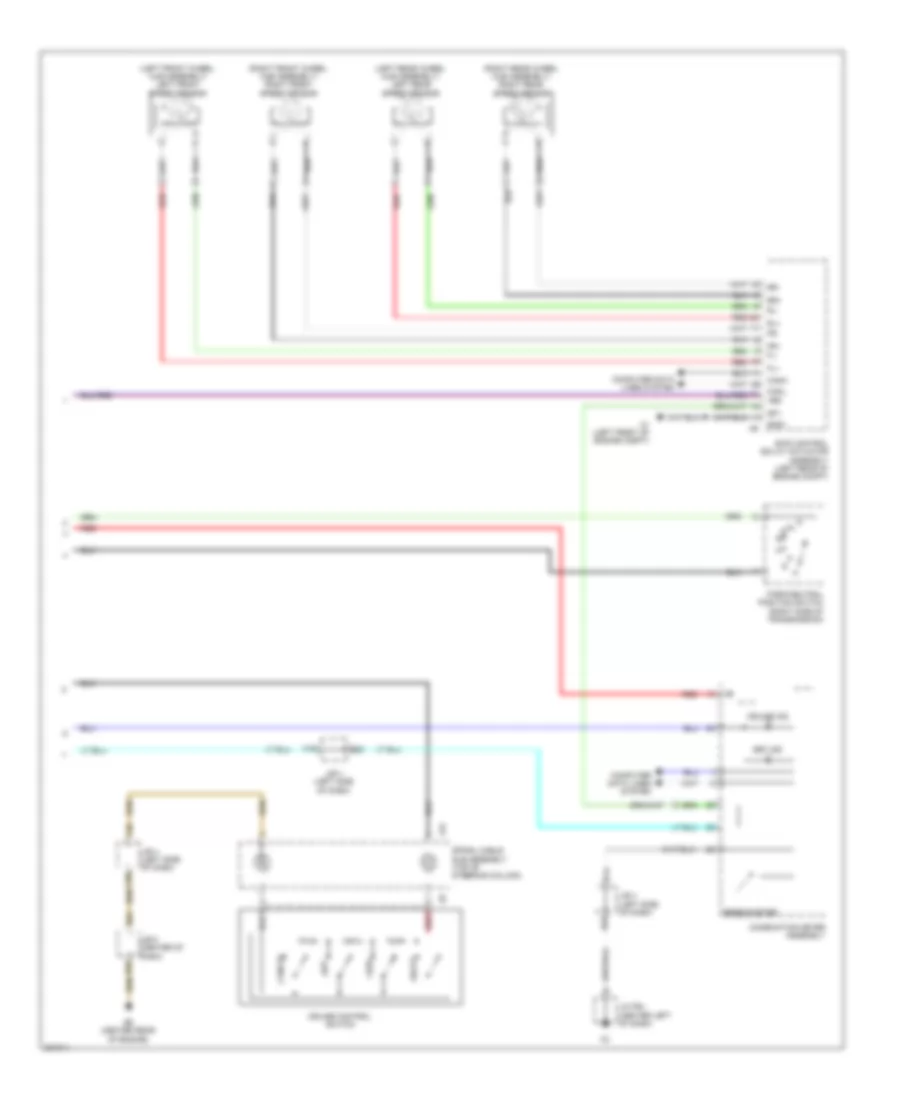 2.7L, Cruise Control Wiring Diagram (2 of 2) for Toyota 4Runner Limited 2010