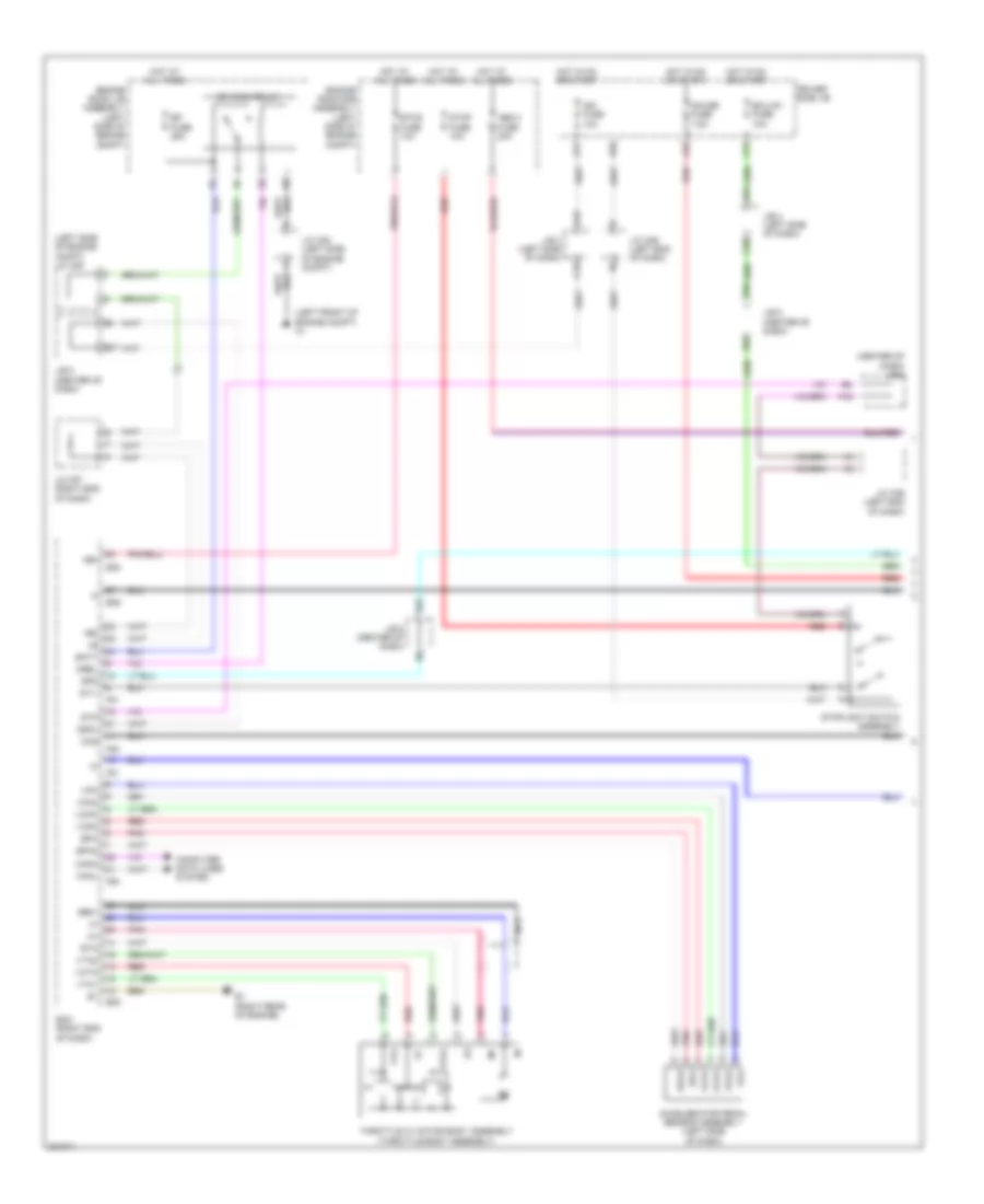 4.0L, Cruise Control Wiring Diagram (1 of 2) for Toyota 4Runner Limited 2010