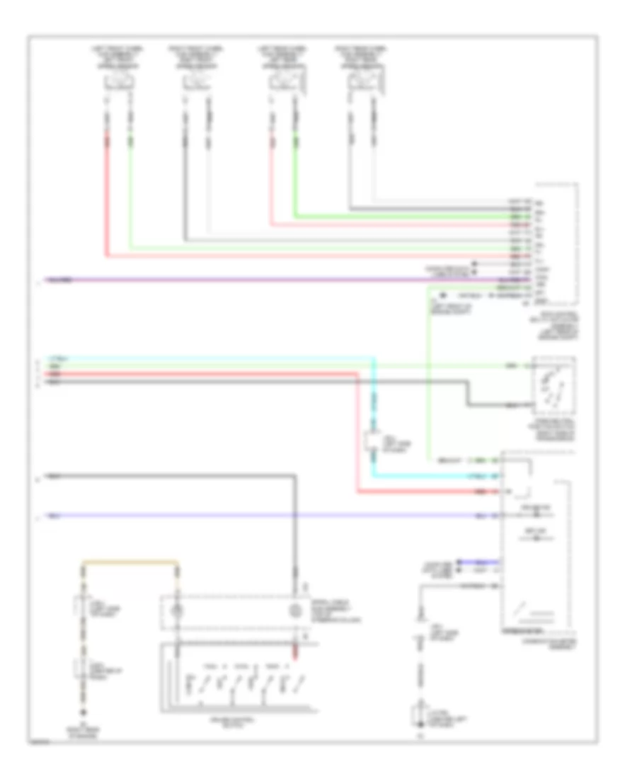 4.0L, Cruise Control Wiring Diagram (2 of 2) for Toyota 4Runner Limited 2010