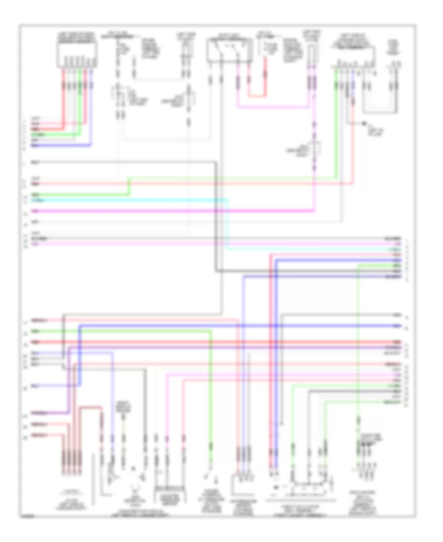 2.7L, Engine Performance Wiring Diagram (2 of 6) for Toyota 4Runner Limited 2010