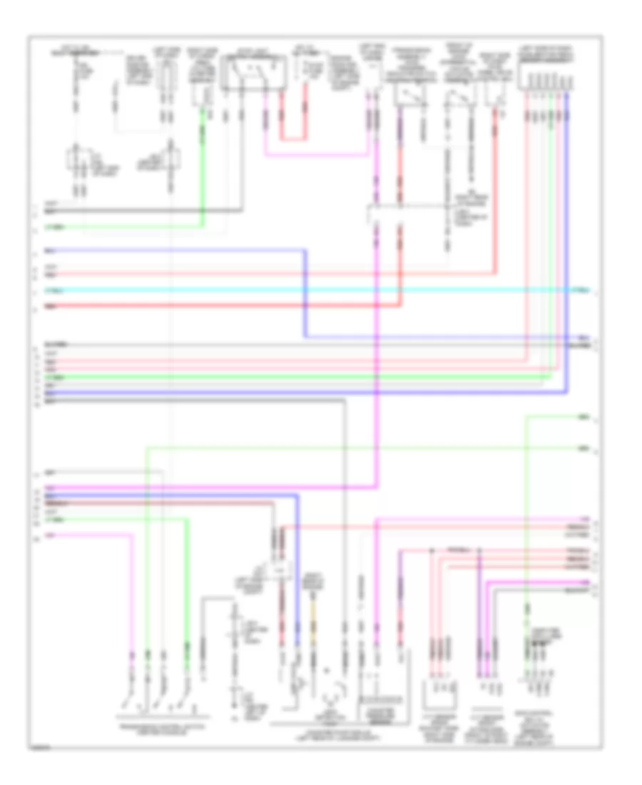 4.0L, Engine Performance Wiring Diagram (2 of 6) for Toyota 4Runner Limited 2010