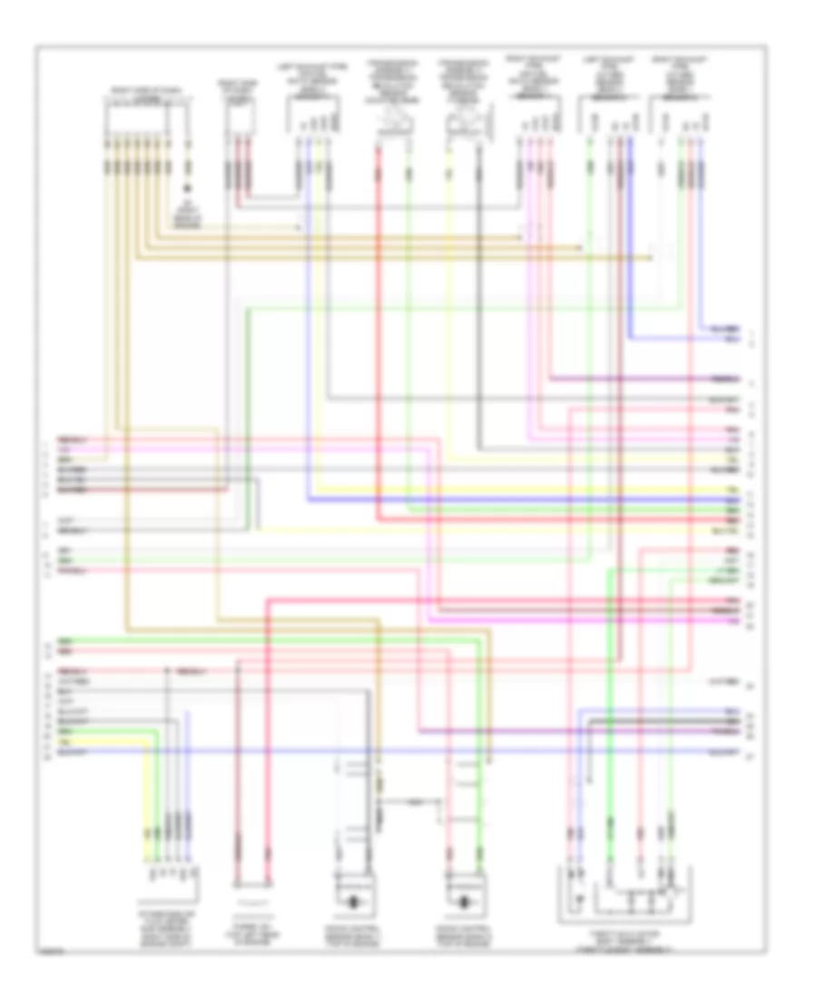 4.0L, Engine Performance Wiring Diagram (5 of 6) for Toyota 4Runner Limited 2010