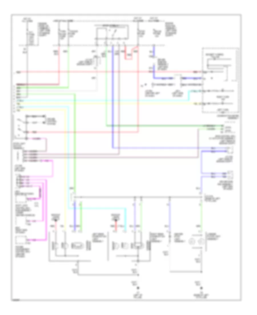 Exterior Lamps Wiring Diagram (2 of 2) for Toyota 4Runner Limited 2010