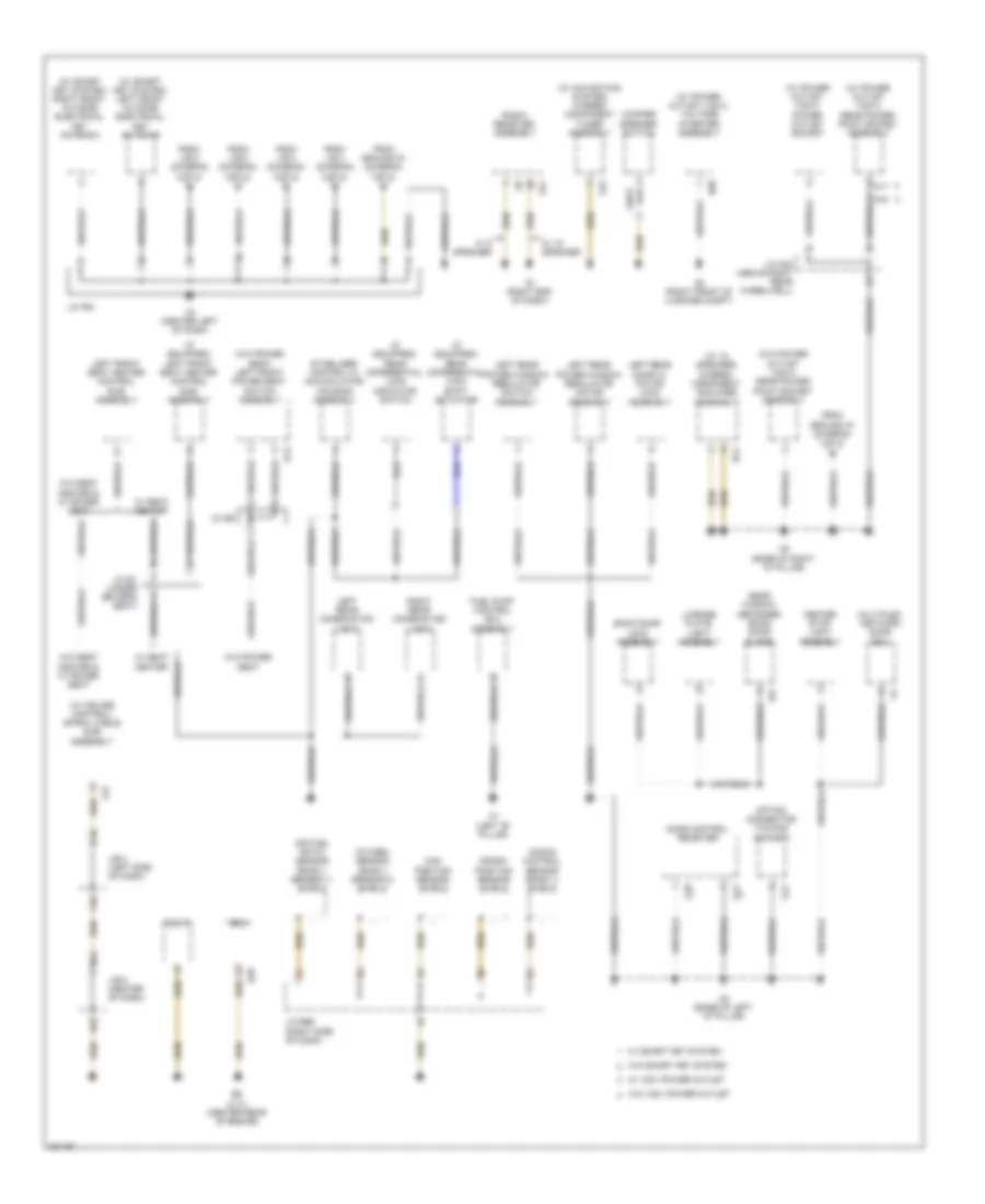 Ground Distribution Wiring Diagram (4 of 4) for Toyota 4Runner Limited 2010