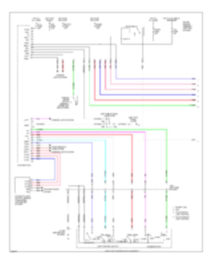 Headlights Wiring Diagram 1 of 2 for Toyota 4Runner Limited 2010