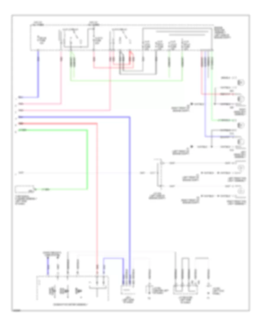 Headlights Wiring Diagram 2 of 2 for Toyota 4Runner Limited 2010