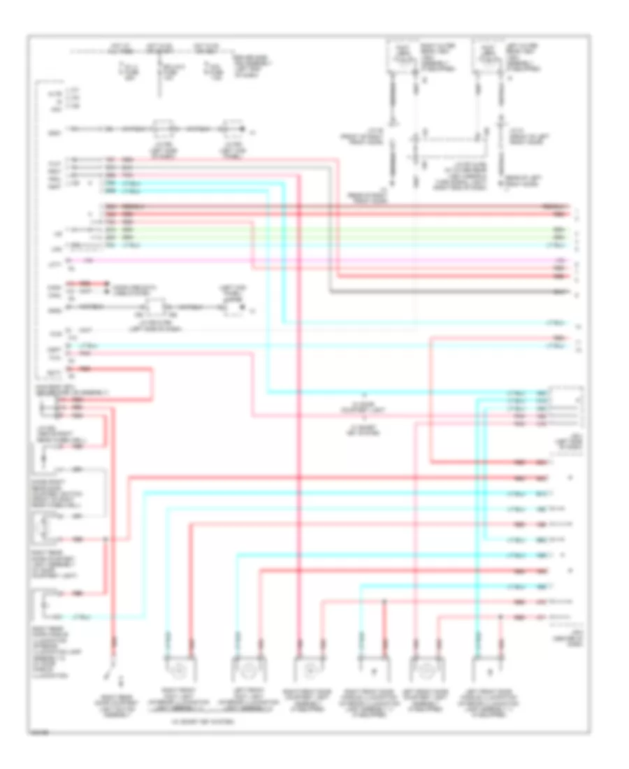 Courtesy Lamps Wiring Diagram 1 of 2 for Toyota 4Runner Limited 2010