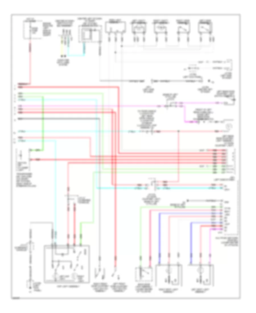 Courtesy Lamps Wiring Diagram (2 of 2) for Toyota 4Runner Limited 2010