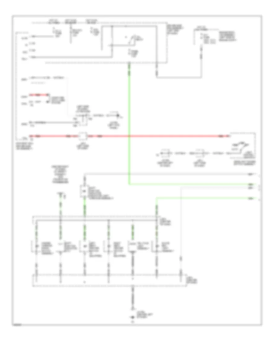 Instrument Illumination Wiring Diagram (1 of 2) for Toyota 4Runner Limited 2010