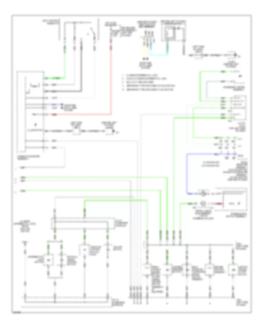 Instrument Illumination Wiring Diagram (2 of 2) for Toyota 4Runner Limited 2010