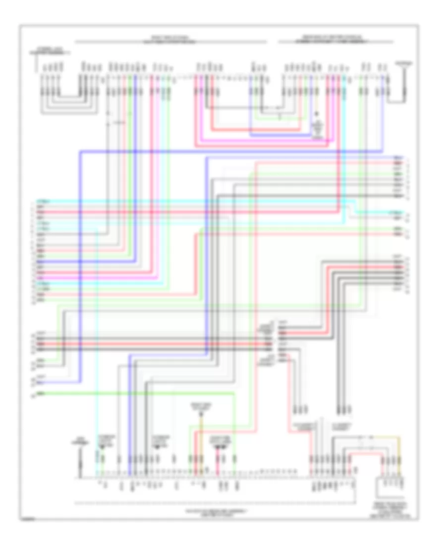 Navigation Wiring Diagram (2 of 3) for Toyota 4Runner Limited 2010