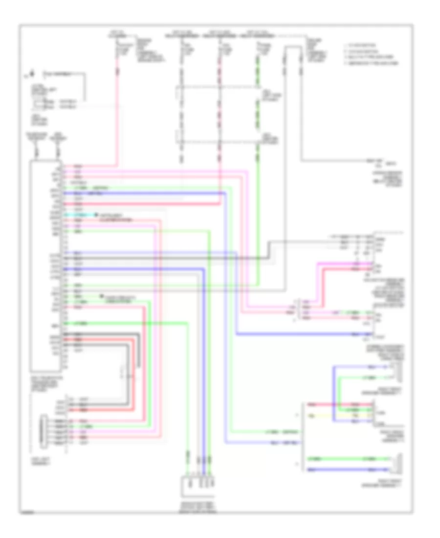 Telematics Wiring Diagram for Toyota 4Runner Limited 2010