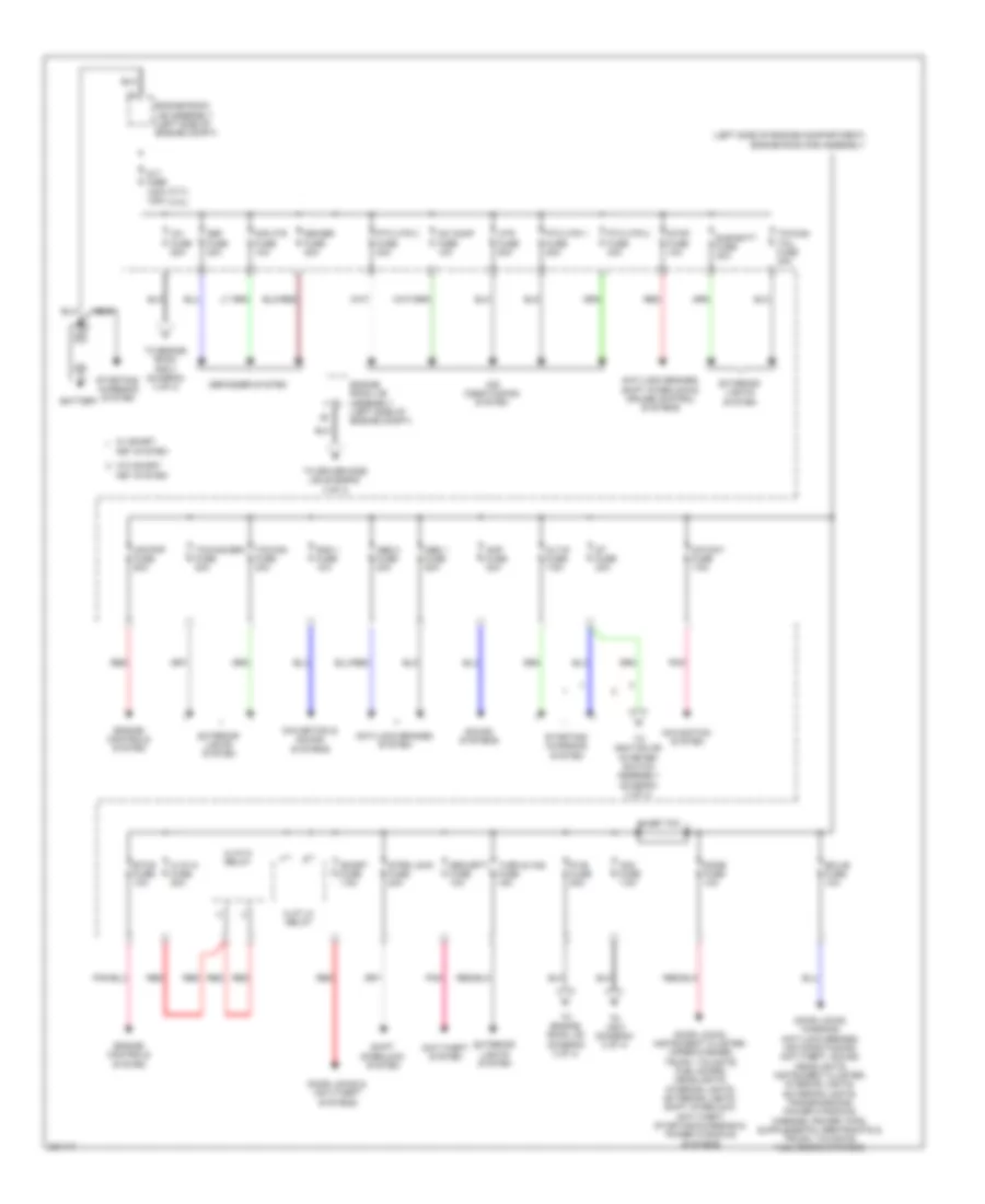 Power Distribution Wiring Diagram 1 of 4 for Toyota 4Runner Limited 2010