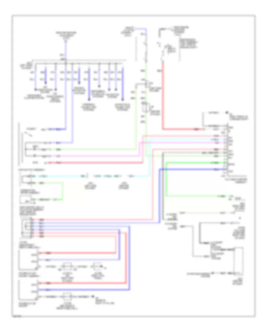 Power Distribution Wiring Diagram (4 of 4) for Toyota 4Runner Limited 2010