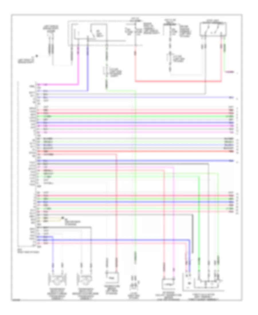 2.7L, AT Wiring Diagram (1 of 2) for Toyota 4Runner Limited 2010