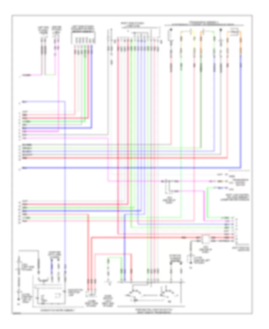 2.7L, AT Wiring Diagram (2 of 2) for Toyota 4Runner Limited 2010