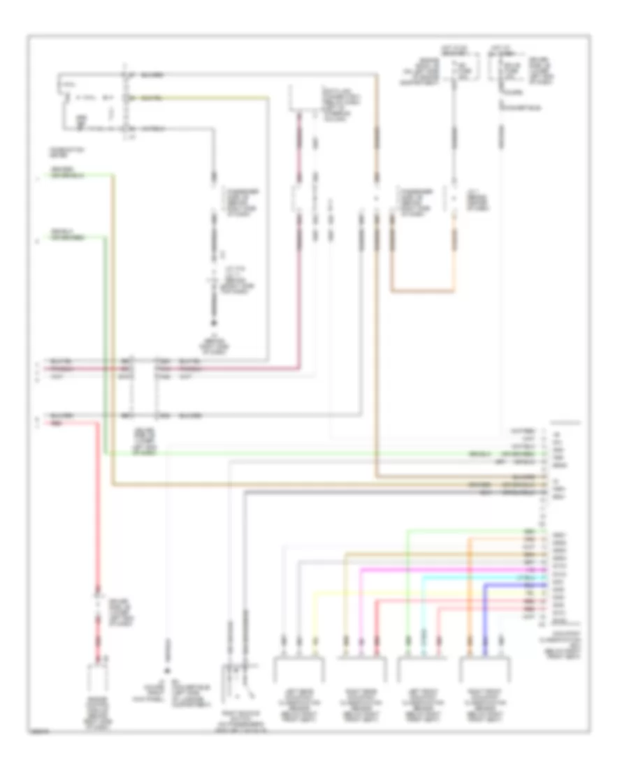 Supplemental Restraints Wiring Diagram 2 of 2 for Toyota Camry Solara SLE 2007