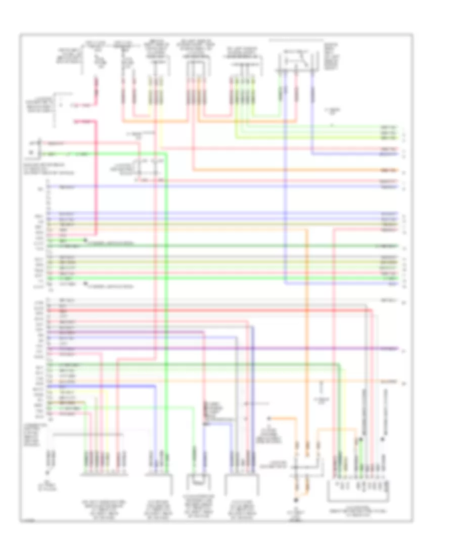 Automatic A C Wiring Diagram 1 of 3 for Toyota Sequoia SR5 2003