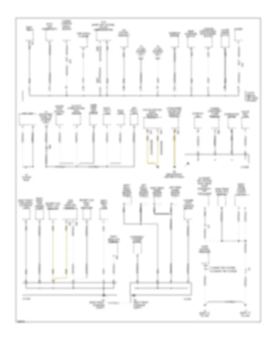 Ground Distribution Wiring Diagram 2 of 4 for Toyota Avalon 2012