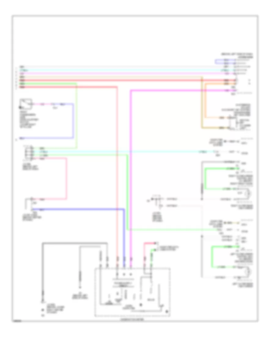 Courtesy Lamps Wiring Diagram (2 of 2) for Toyota Avalon 2012