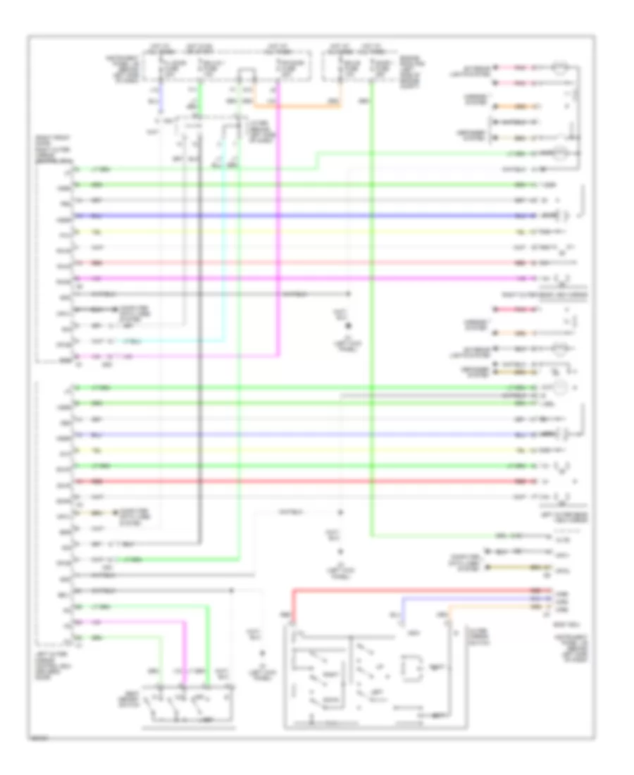 Memory Mirrors Wiring Diagram for Toyota Avalon 2012