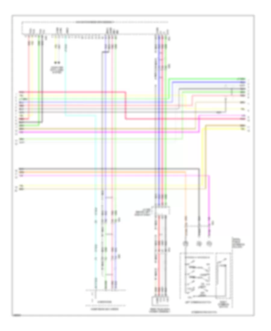 Navigation Wiring Diagram 3 of 4 for Toyota Avalon 2012