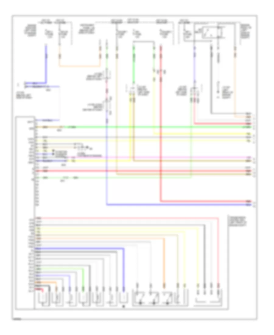 Transmission Wiring Diagram 1 of 3 for Toyota Avalon 2012