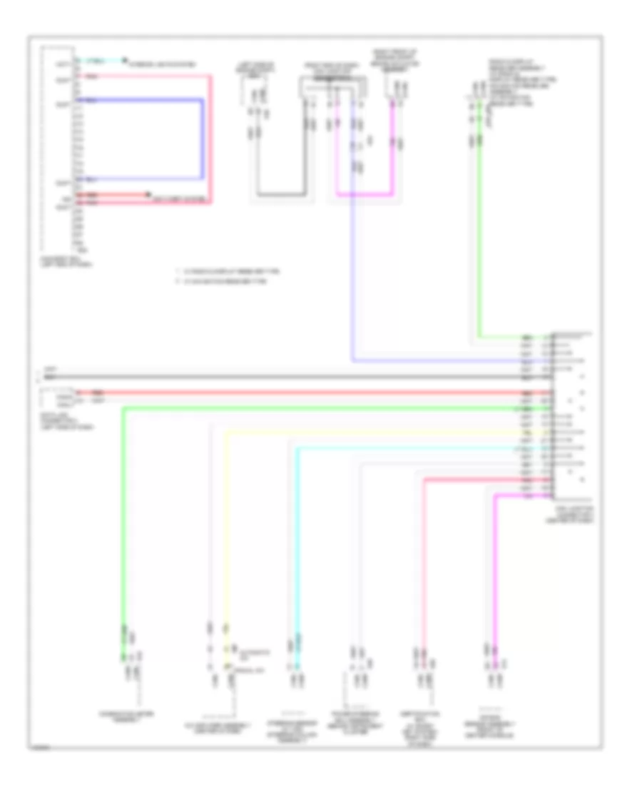 Body Control Modules Wiring Diagram 2 of 2 for Toyota Corolla LE Eco Plus 2014