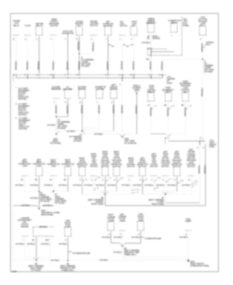 Ground Distribution Wiring Diagram (2 of 2) for Toyota Paseo 1996