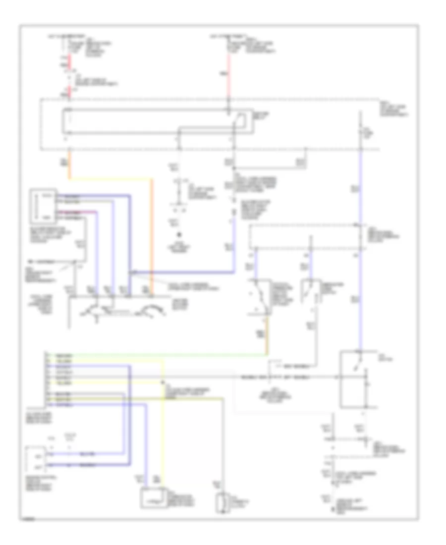 Manual AC Wiring Diagram for Toyota Tacoma 1999
