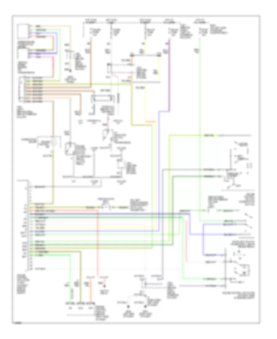 2.7L, Cruise Control Wiring Diagram for Toyota Tacoma 1999