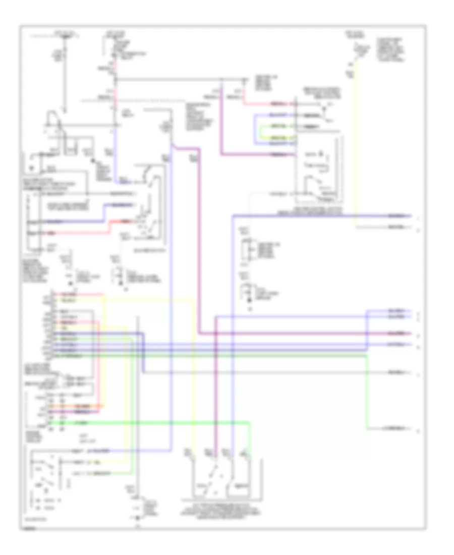 Manual A C Wiring Diagram 1 of 2 for Toyota Corolla CE 2002