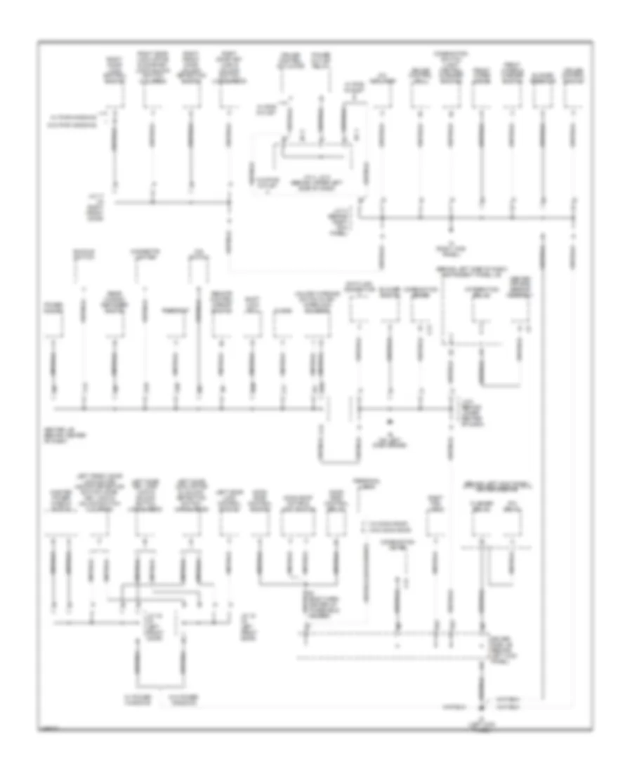 Ground Distribution Wiring Diagram 2 of 3 for Toyota Corolla CE 2002