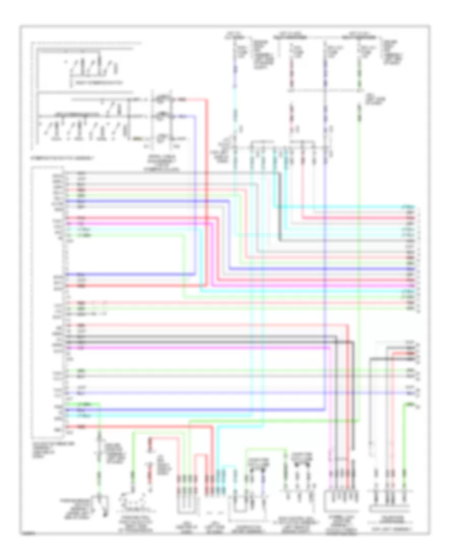 Navigation Wiring Diagram 1 of 3 for Toyota 4Runner SR5 2010