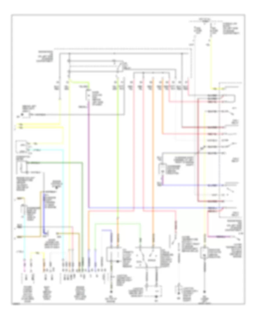 3 3L Automatic A C Wiring Diagram Except Hybrid 2 of 2 for Toyota Highlander Hybrid Limited 2006